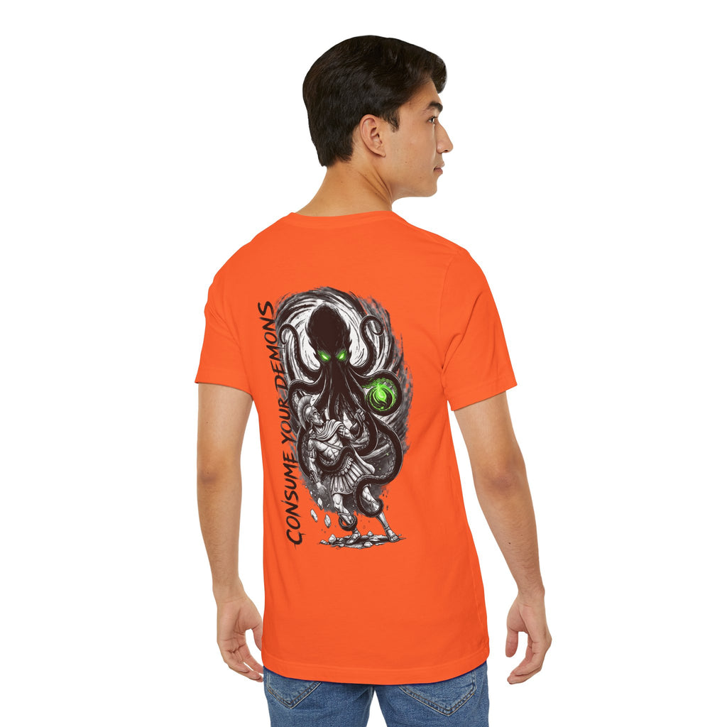Kraken Octopus "Consume Your Demons" Graphic T-Shirt