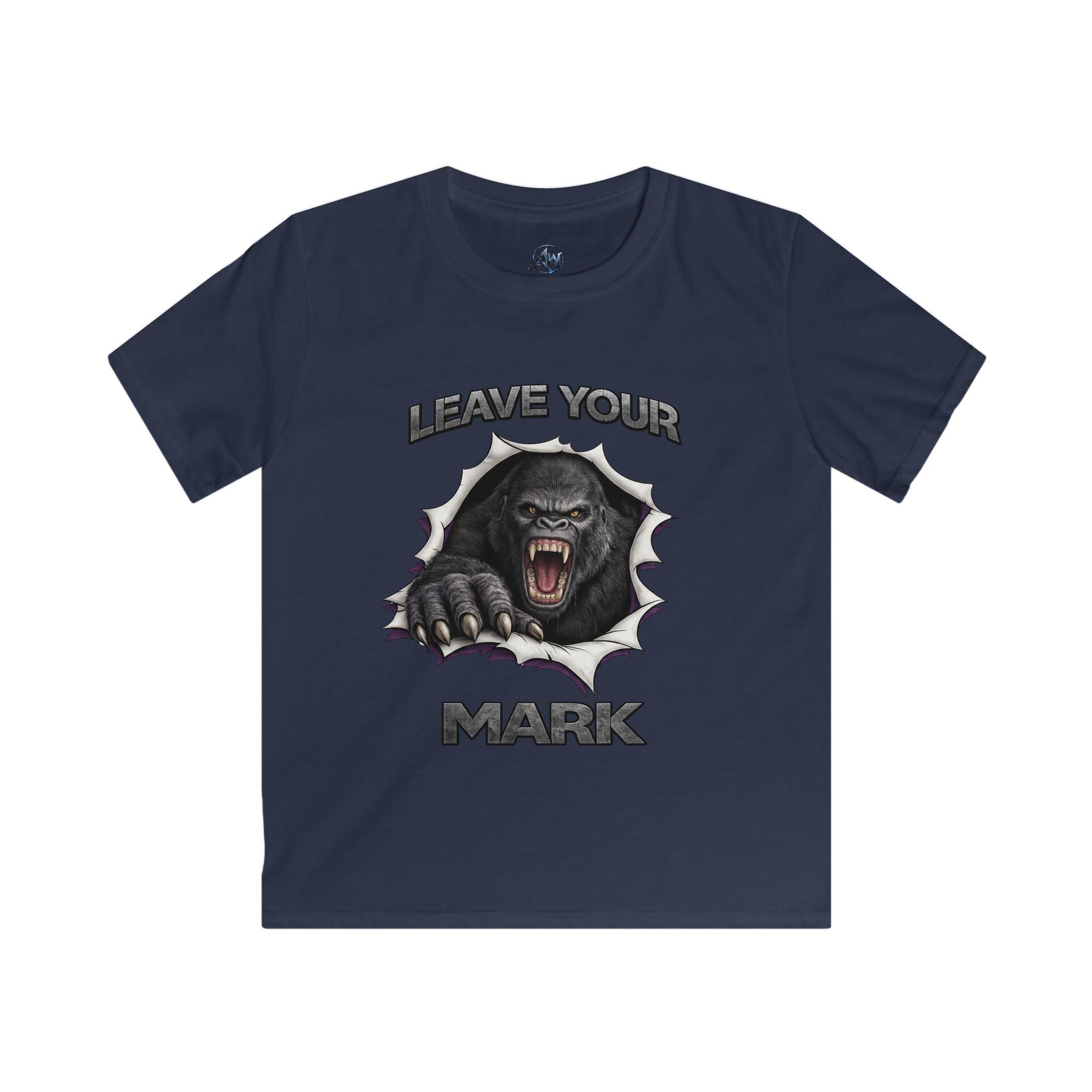 Kids Tee 'Leave Your Mark' Gorilla Graphic Shirt