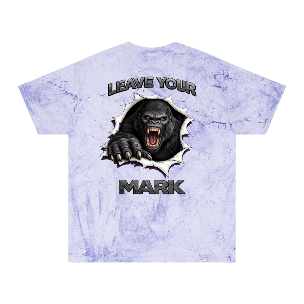 Gorilla "Leave Your Mark" Fierce Graphic Color Blast T-shirt