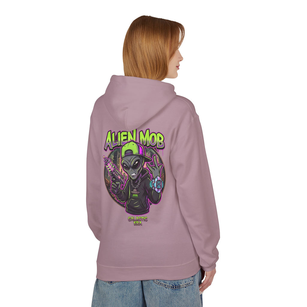 Alien Mob Galactic Era Graphic Alien Hip Hop Pullover Hoodie