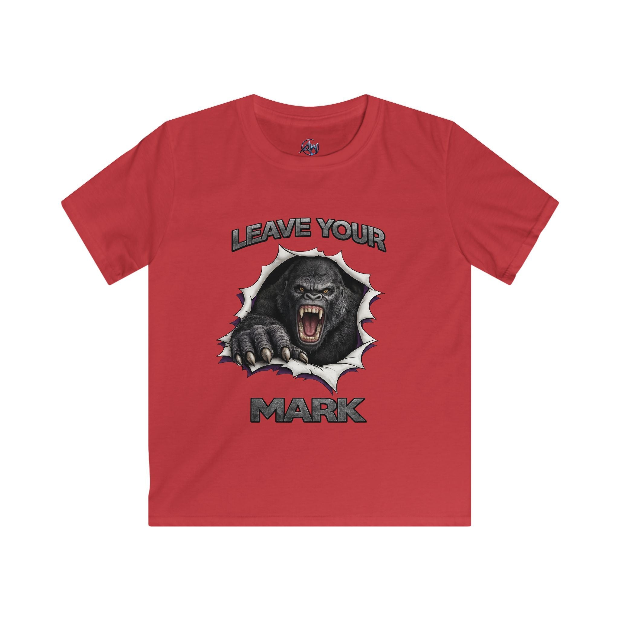 Kids Tee 'Leave Your Mark' Gorilla Graphic Shirt