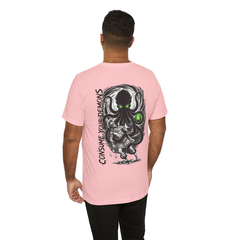 Kraken Octopus "Consume Your Demons" Graphic T-Shirt