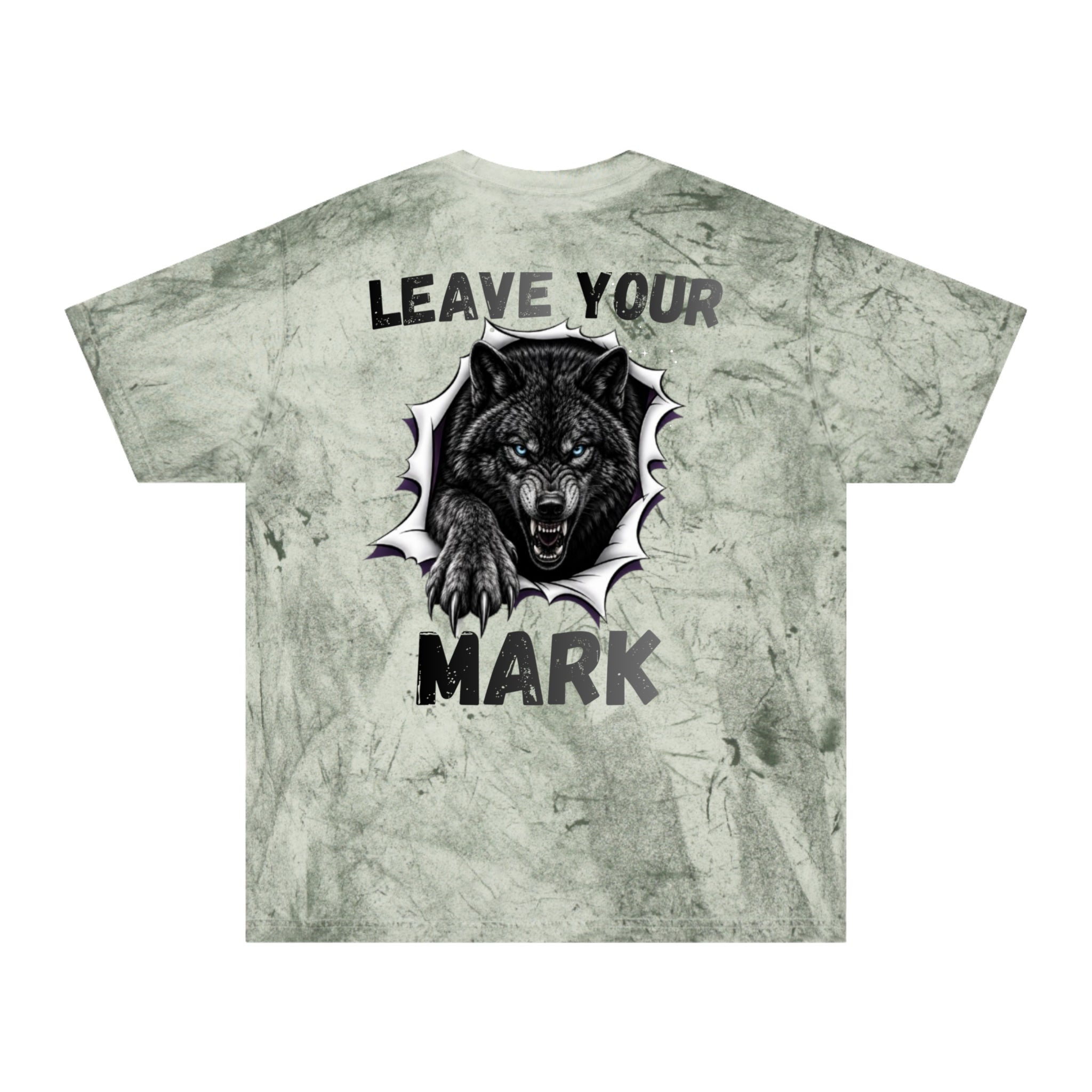 Black Wolf  'Leave Your Mark' Tie-Dye Color Blast T-Shirt