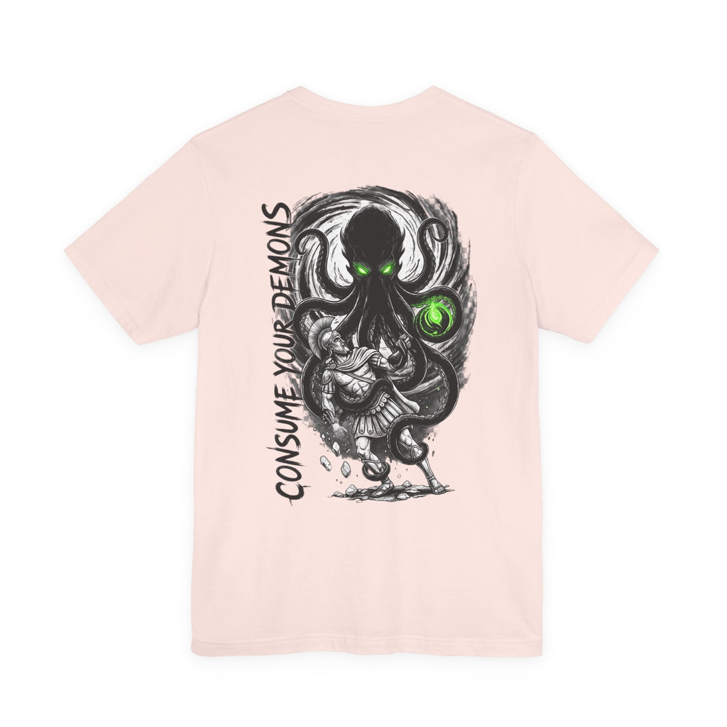 Kraken Octopus "Consume Your Demons" Graphic T-Shirt