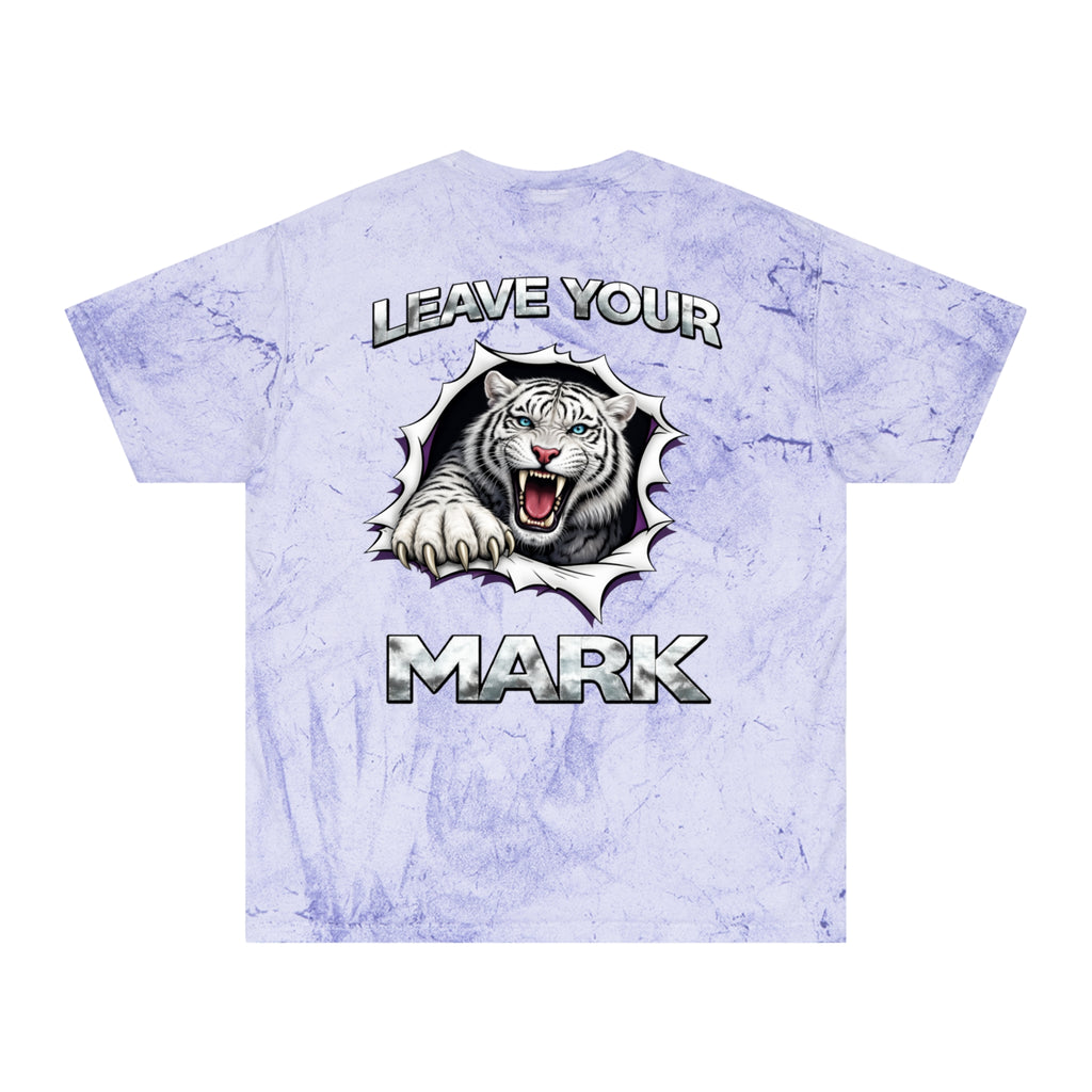 White Tiger 'Leave Your Mark' Tie-Dye Color Blast T-Shirts