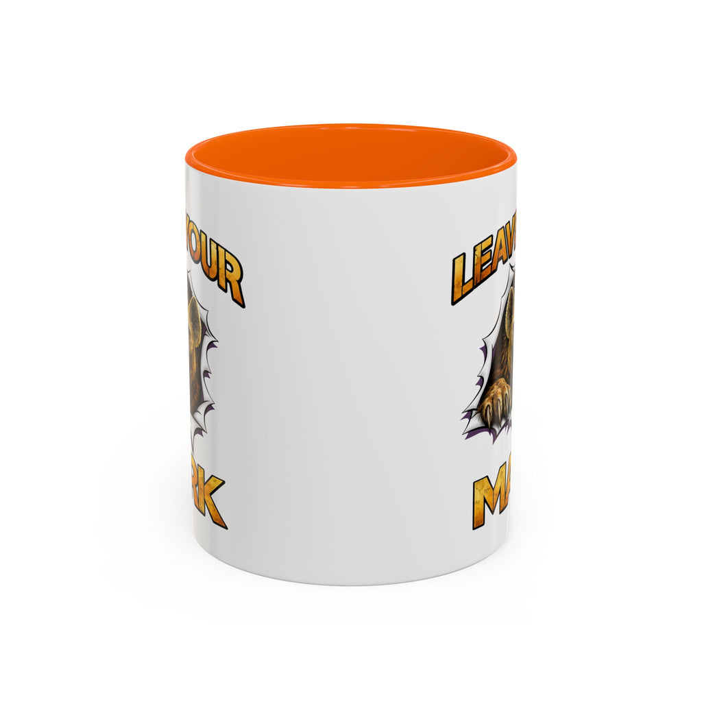 Wild Hyena "Leave Your Mark Fierce Animal Accent Coffee Mug