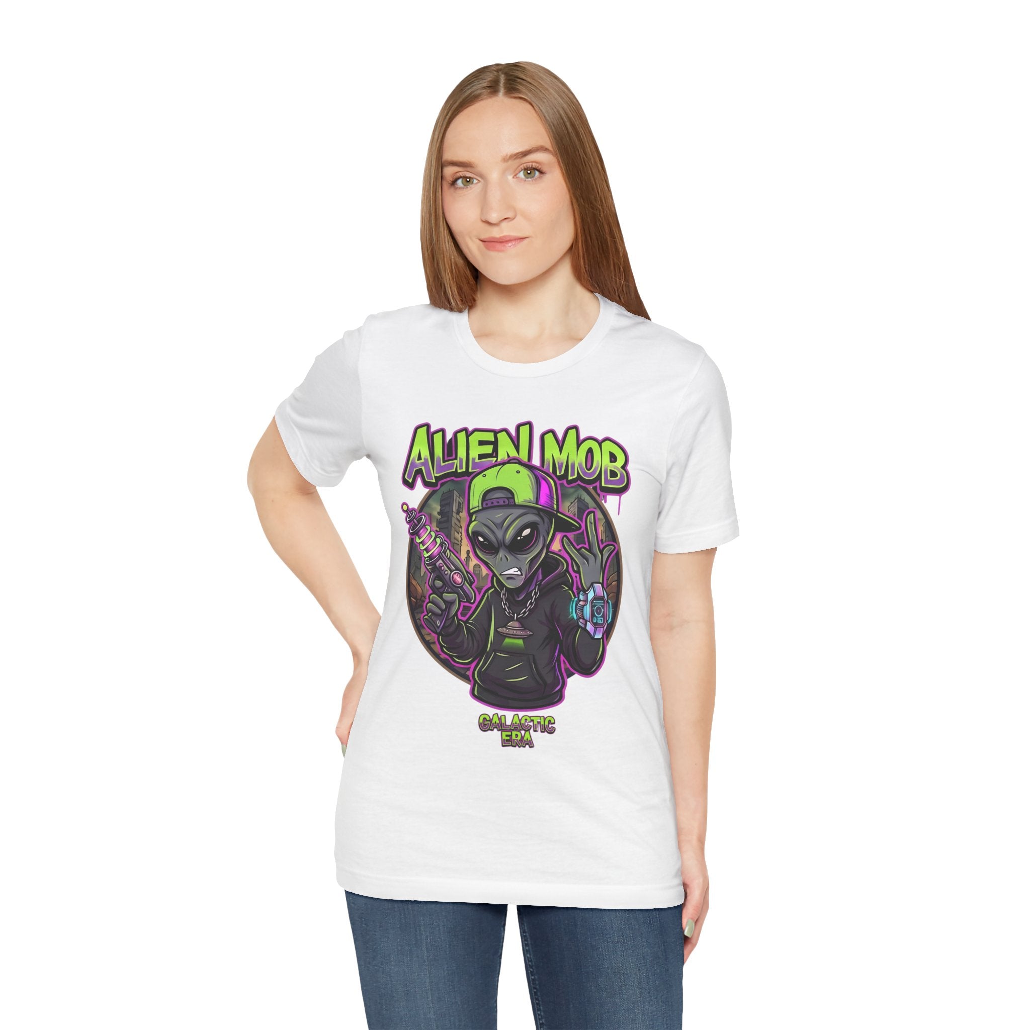 Alien Mob Galactic Era Graphic Alien Hip Hop T-Shirt