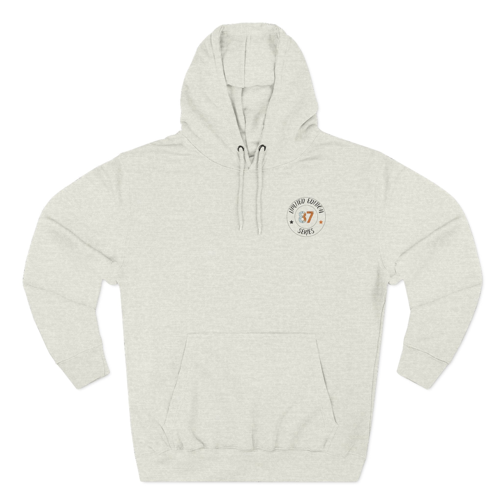Black Graphic Wolf Hoodie "Leave Your Mark" 87 Series Limited Edition