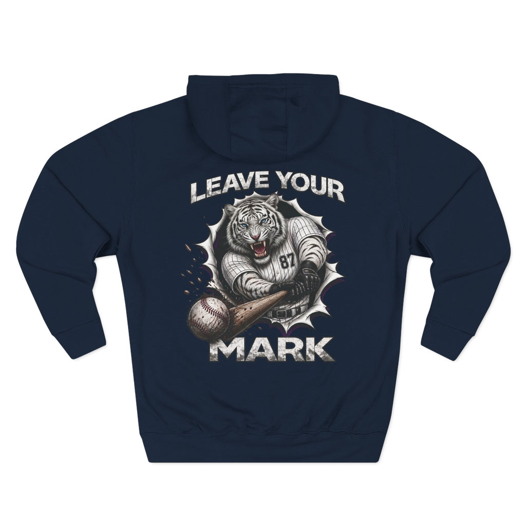 White Tiger Graphic Basesball Sweater “Leave Your Mark” 87 Series Limited Edition Hoodie.