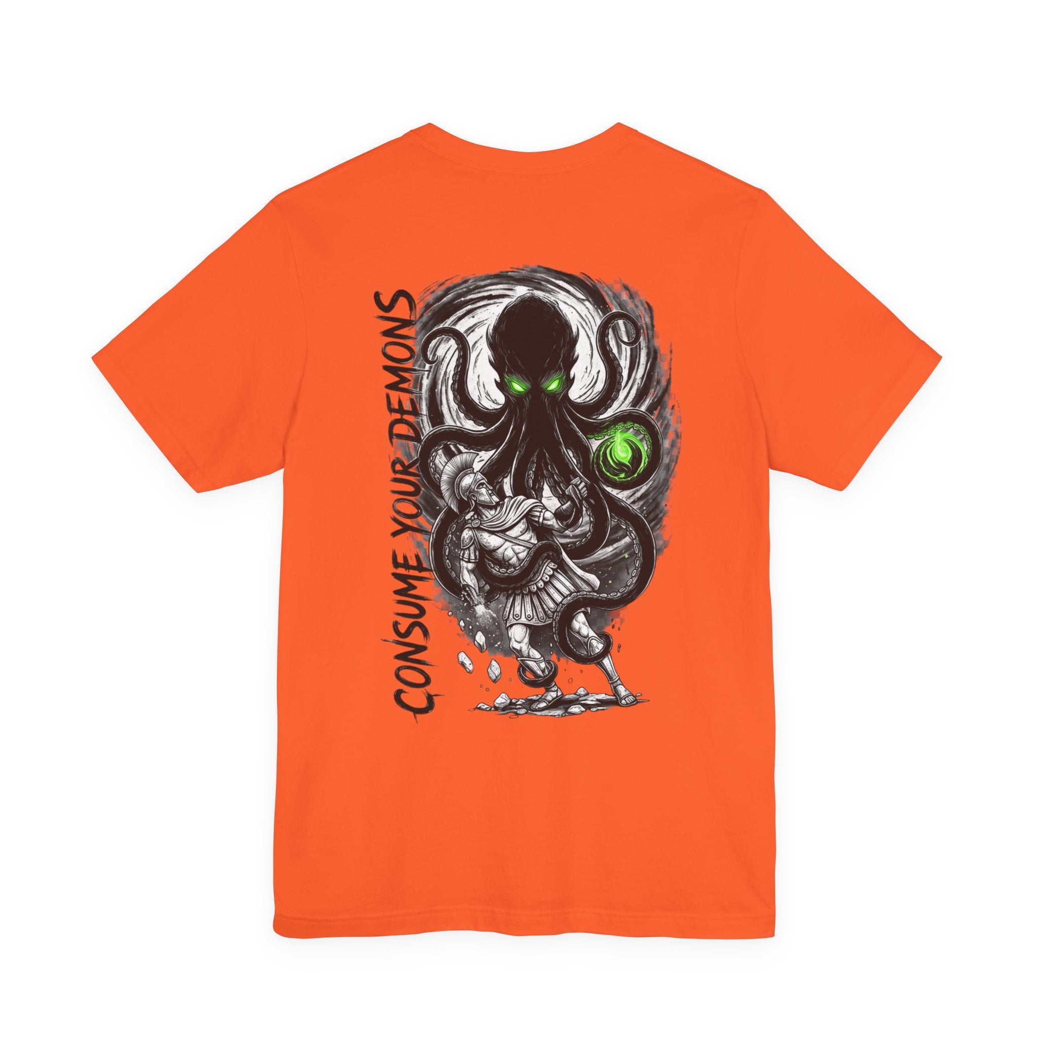 Kraken Octopus "Consume Your Demons" Graphic T-Shirt