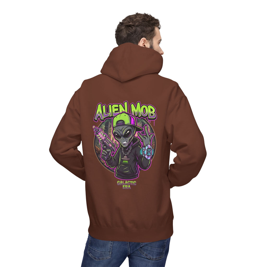 Alien Mob Galactic Era Graphic Alien Hip Hop Pullover Hoodie