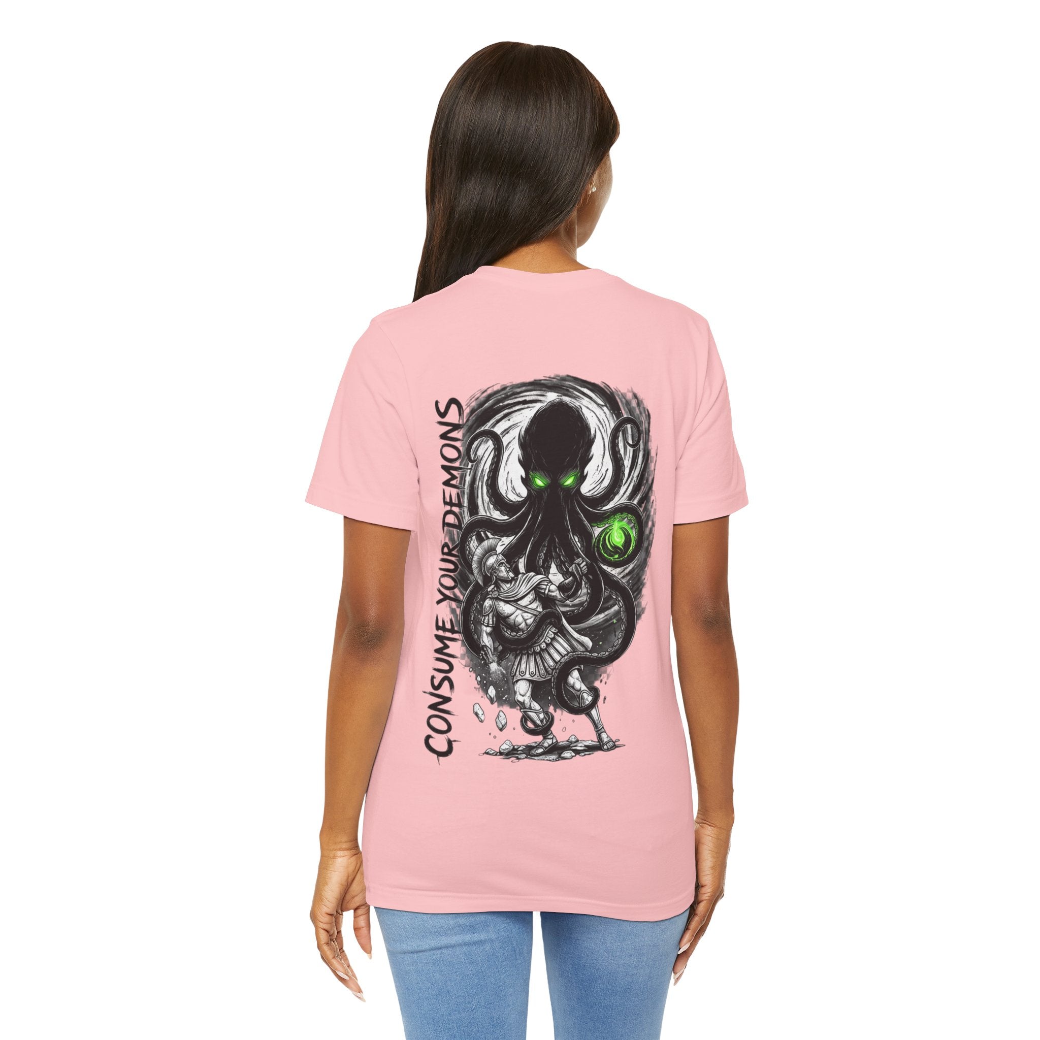 Kraken Octopus "Consume Your Demons" Graphic T-Shirt