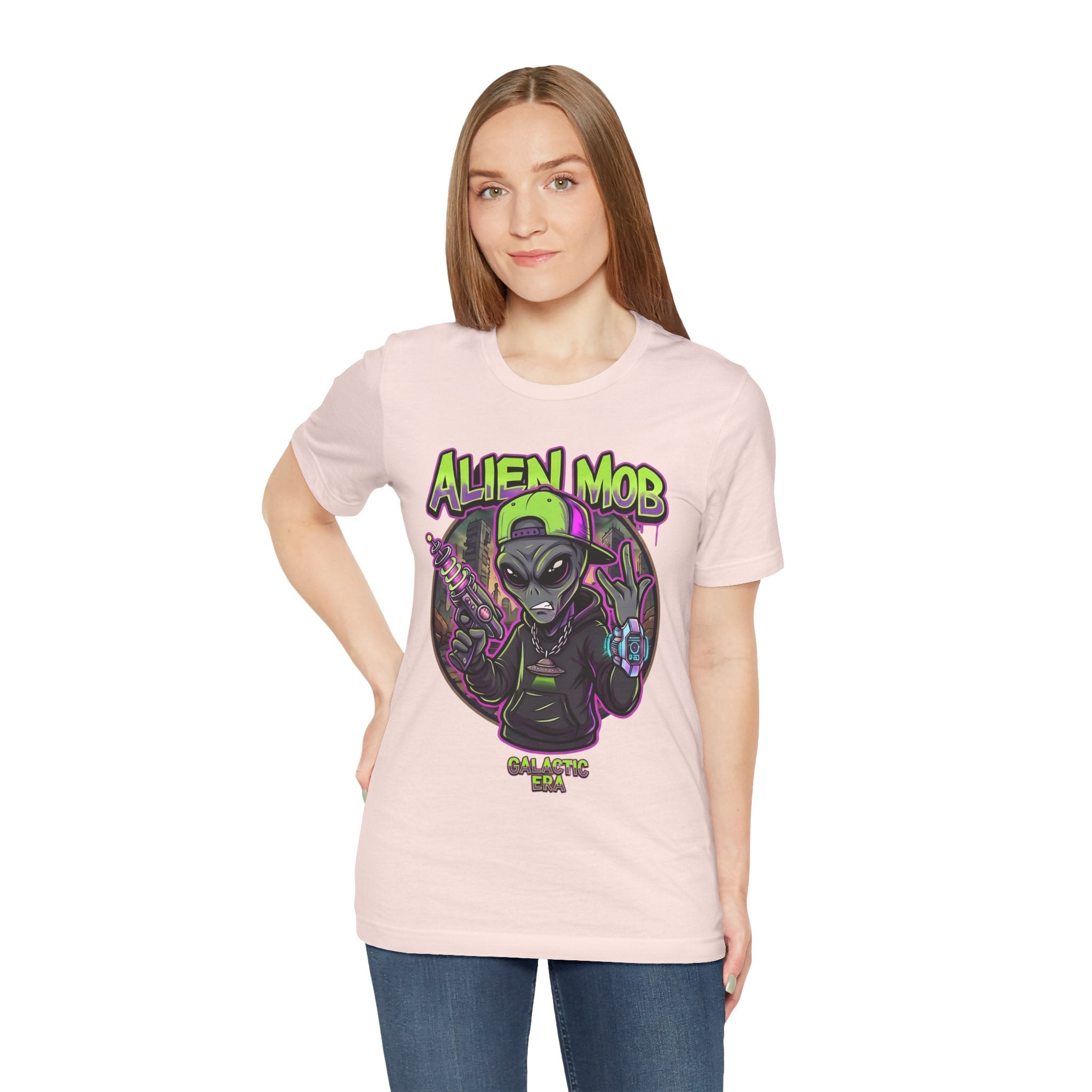 Alien Mob Galactic Era Graphic Alien Hip Hop T-Shirt