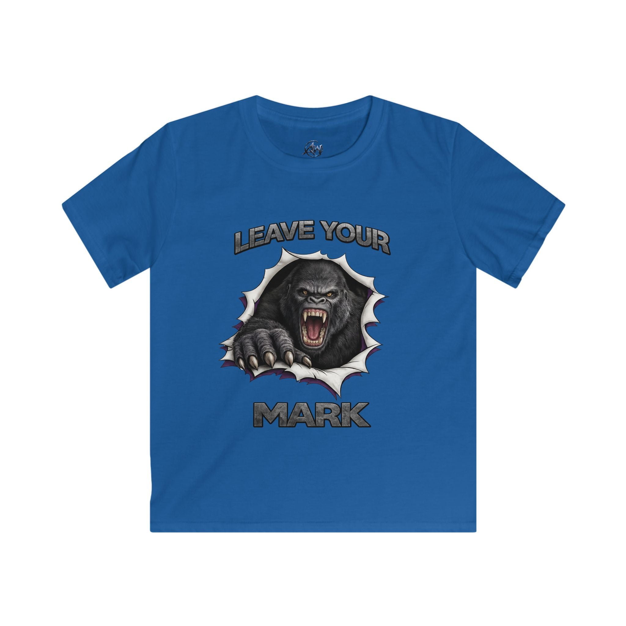 Kids Tee 'Leave Your Mark' Gorilla Graphic Shirt