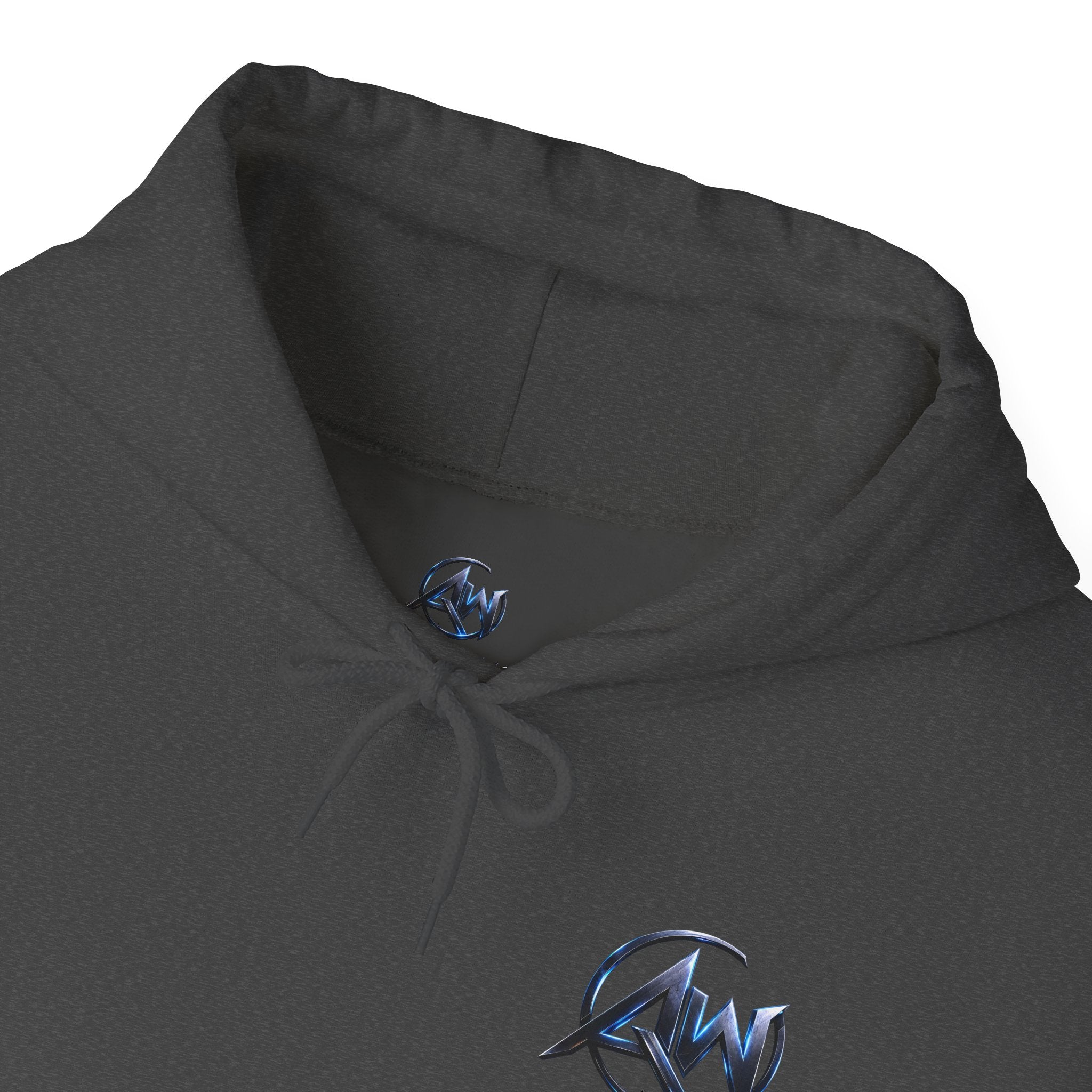 Black Wolf Hoodie "Leave Your Mark" Cyber Crest AW Signature Emblem Pullover drawstring Sweater