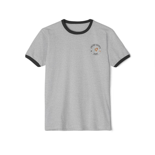 Black Graphic Wolf Ringer T-Shirt "Leave Your Mark" 87 Series Limited Edition