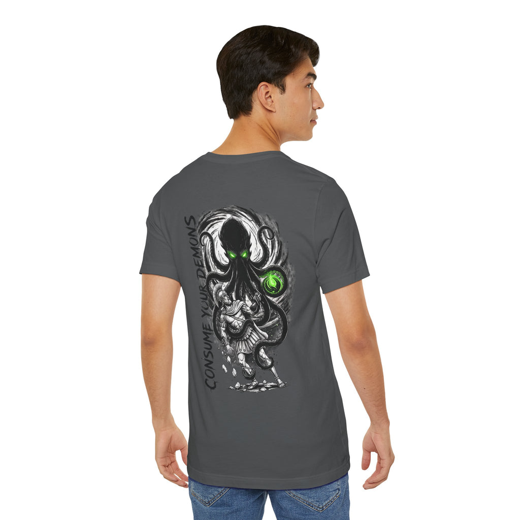 Kraken Octopus "Consume Your Demons" Graphic T-Shirt