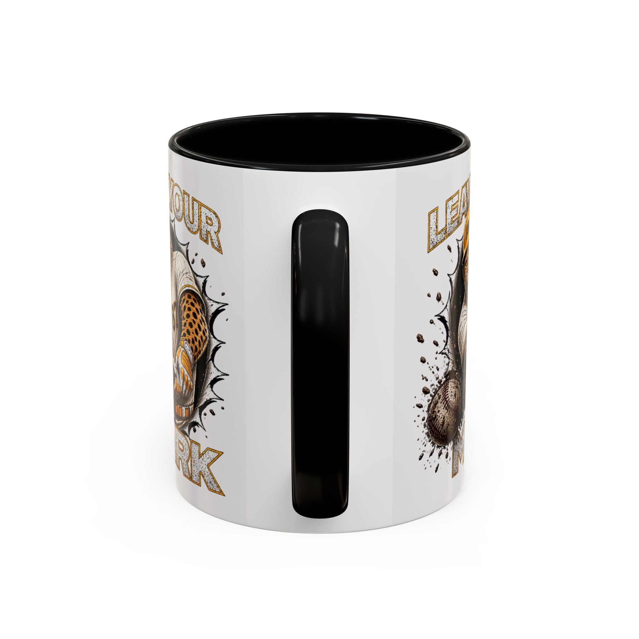 Hyena Baseball Leave Your Mark Baseball Sports Ceramic Accent Coffee Mug