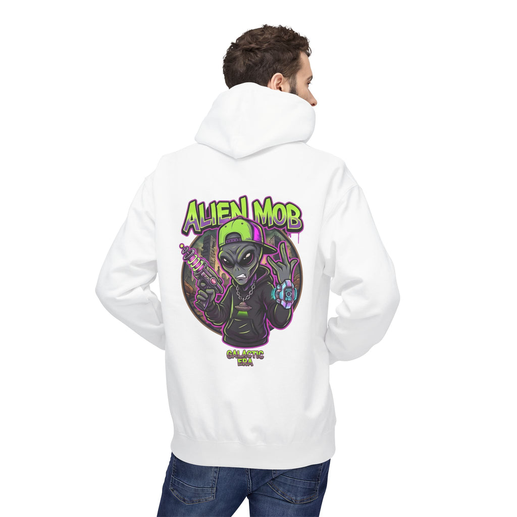 Alien Mob Galactic Era Graphic Alien Hip Hop Pullover Hoodie