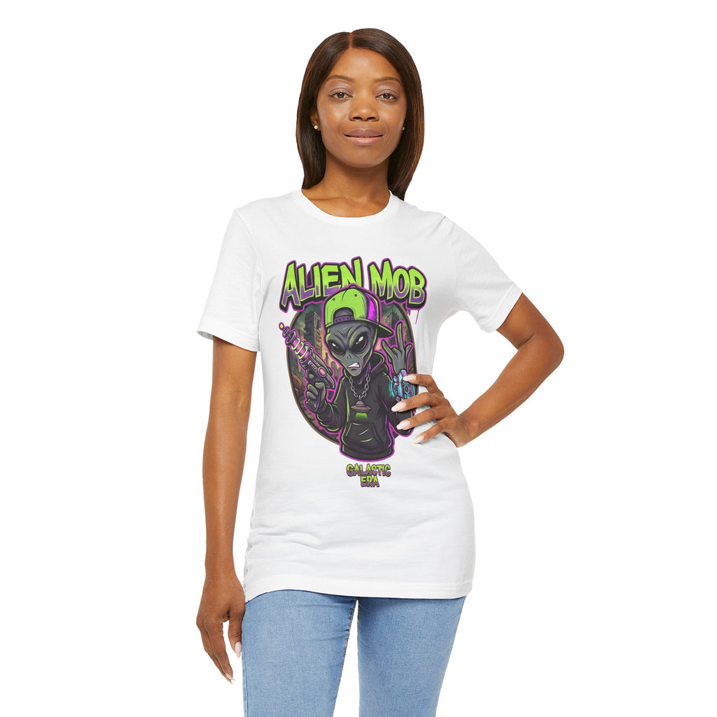 Alien Mob Galactic Era Graphic Alien Hip Hop T-Shirt