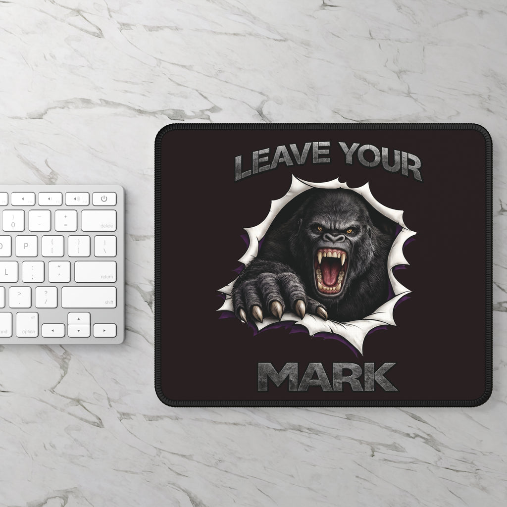 Gorilla "Leave Your Mark" Gaming Mouse Pad