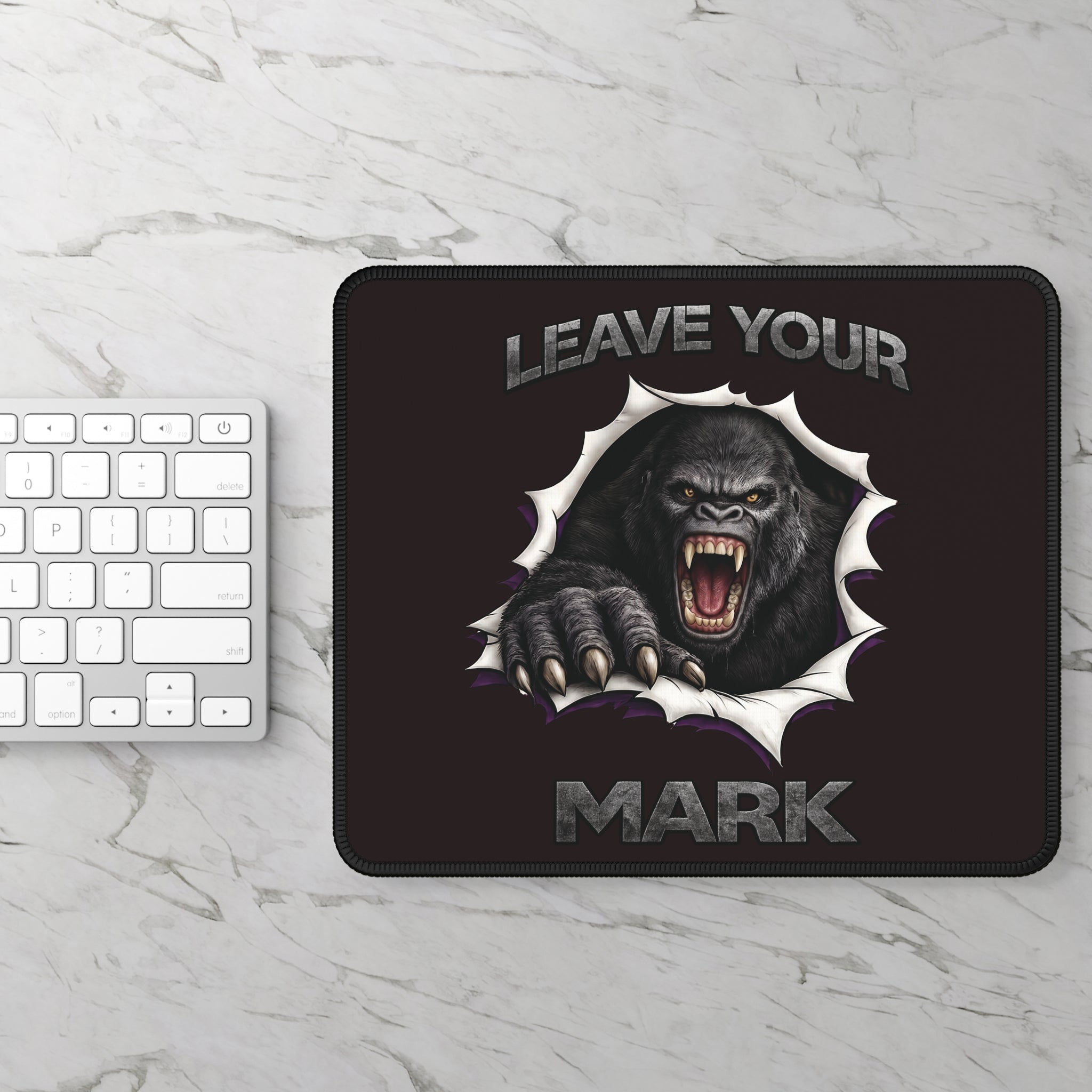 Gorilla "Leave Your Mark" Gaming Mouse Pad