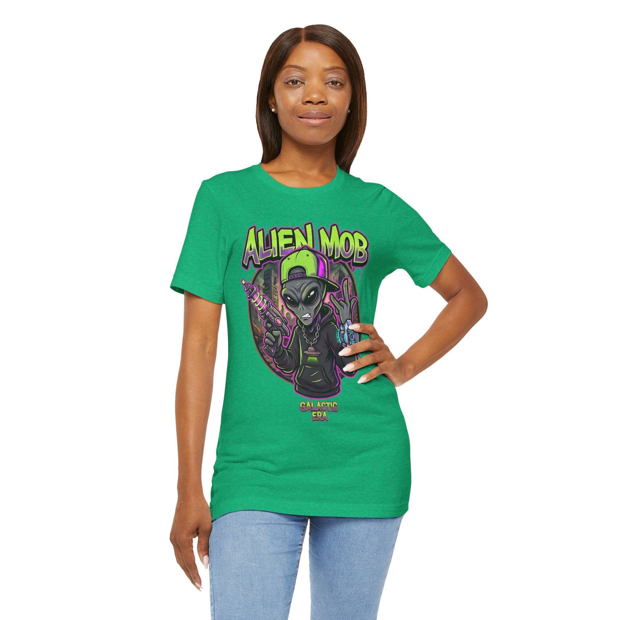 Alien Mob Galactic Era Graphic Alien Hip Hop T-Shirt