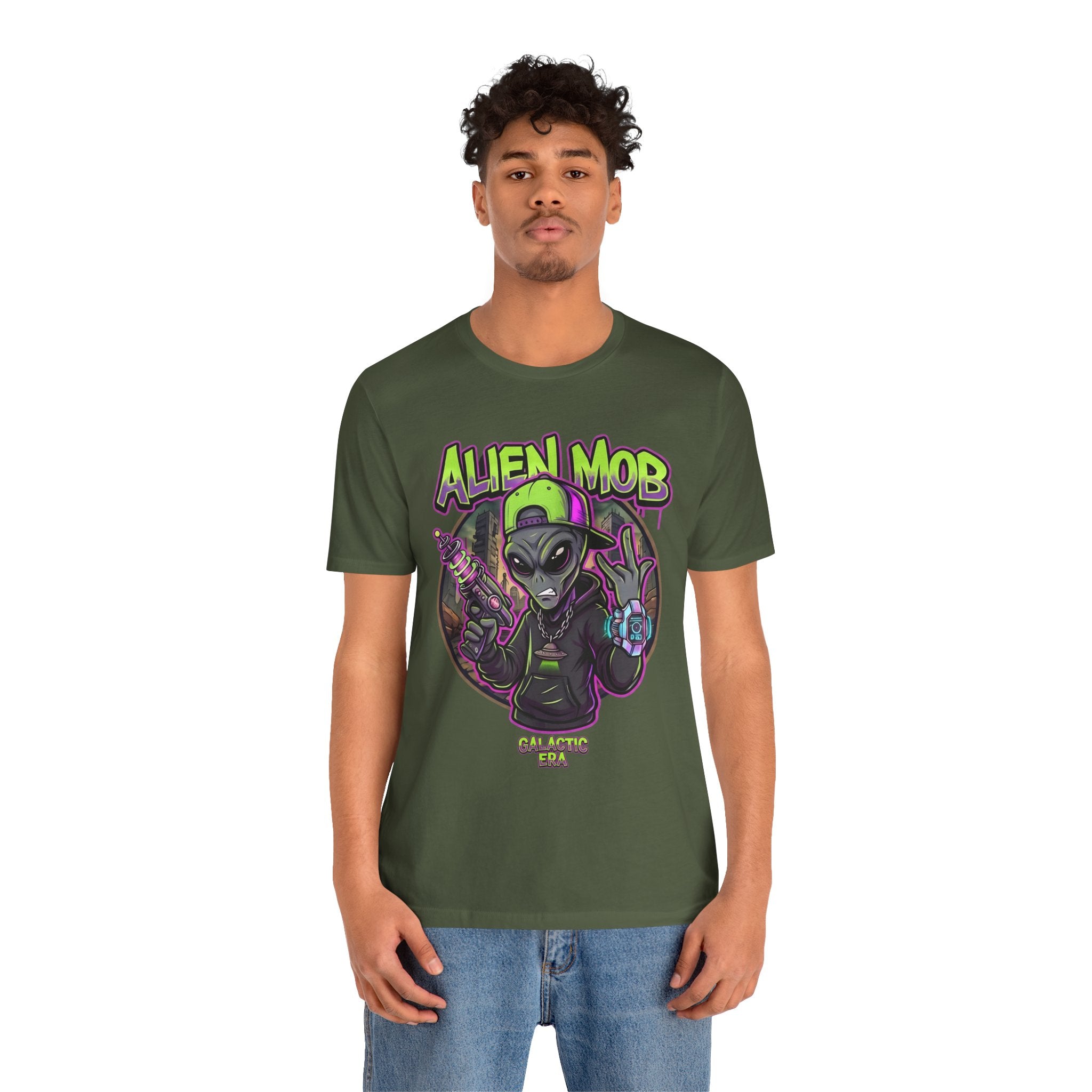 Alien Mob Galactic Era Graphic Alien Hip Hop T-Shirt