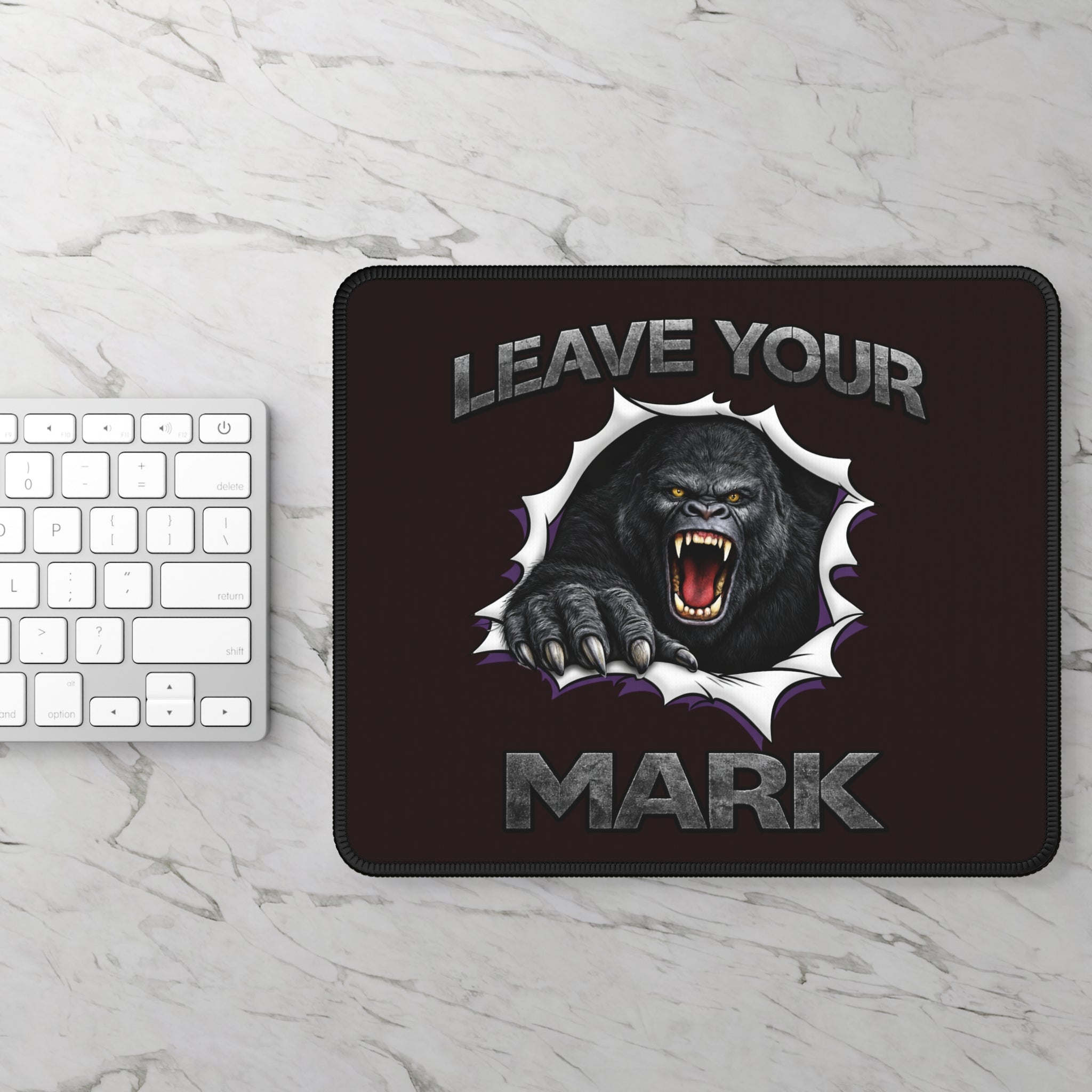 Gorilla "Leave Your Mark" Gaming Mouse Pad