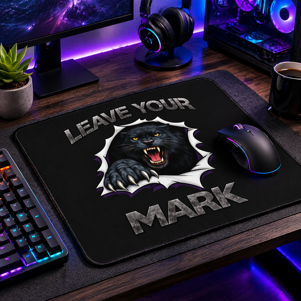 Black Panther "Leave Your Mark" Gaming Mouse Pad