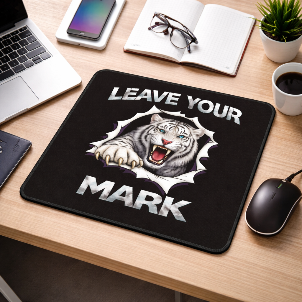 White Tiger "Leave Your Mark" Gaming Mouse Pad