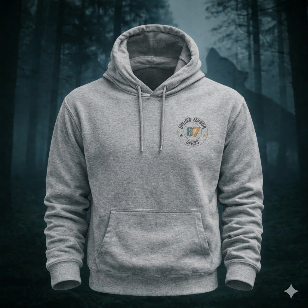 Hyena  Graphic Baseball Hoodie "Leave Your Mark" 87 Series Limited Edition