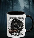Black Wolf Baseball "Leave Your Mark" Collector's Black Accent Coffee Mug