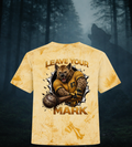 Hyena Baseball 'Leave Your Mark' Tie-Dye Citrine T-Shirt