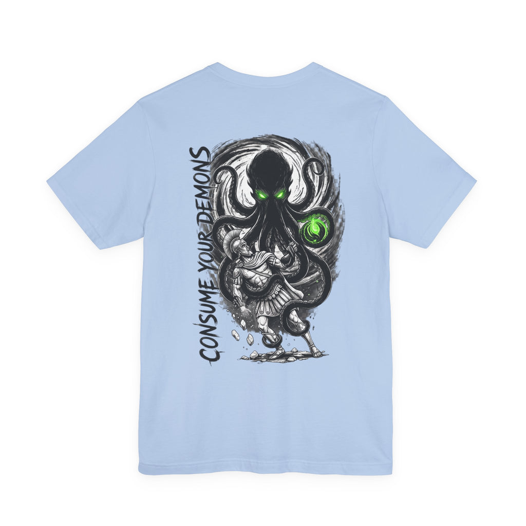 Kraken Octopus "Consume Your Demons" Graphic T-Shirt