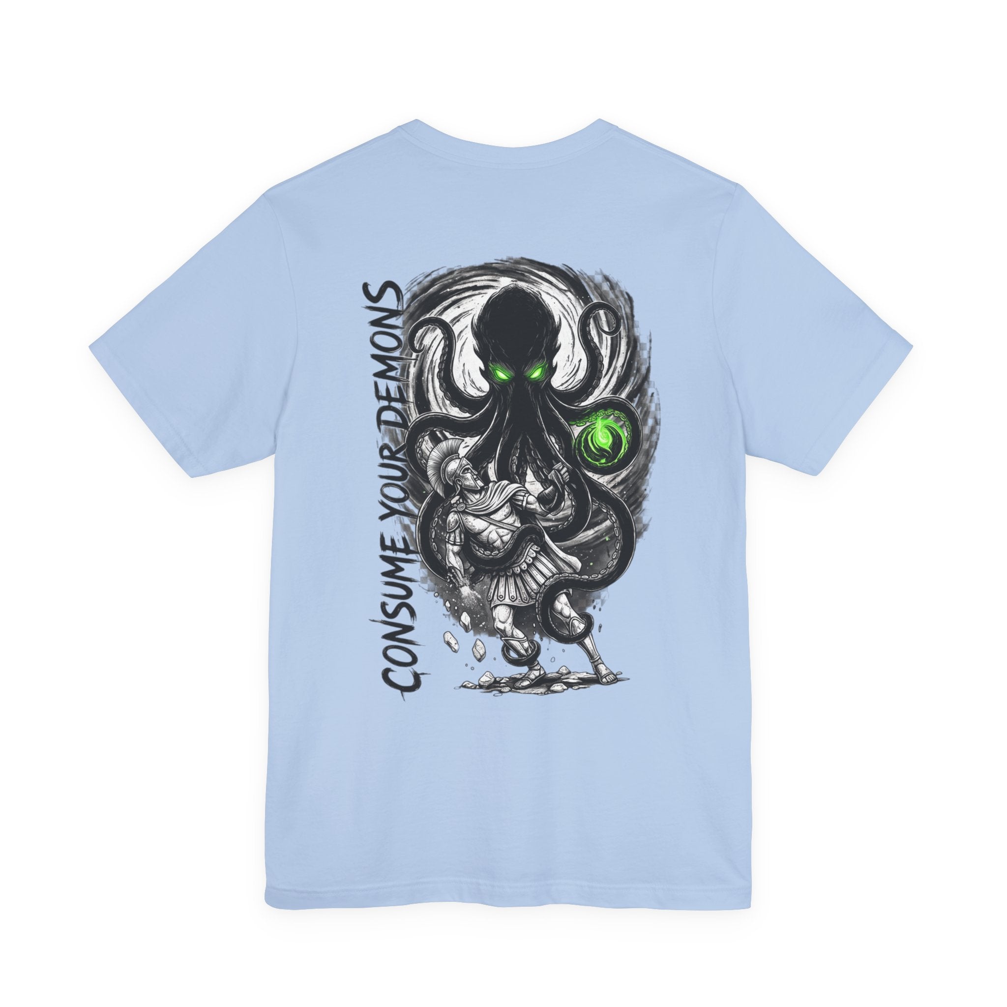 Kraken Octopus "Consume Your Demons" Graphic T-Shirt