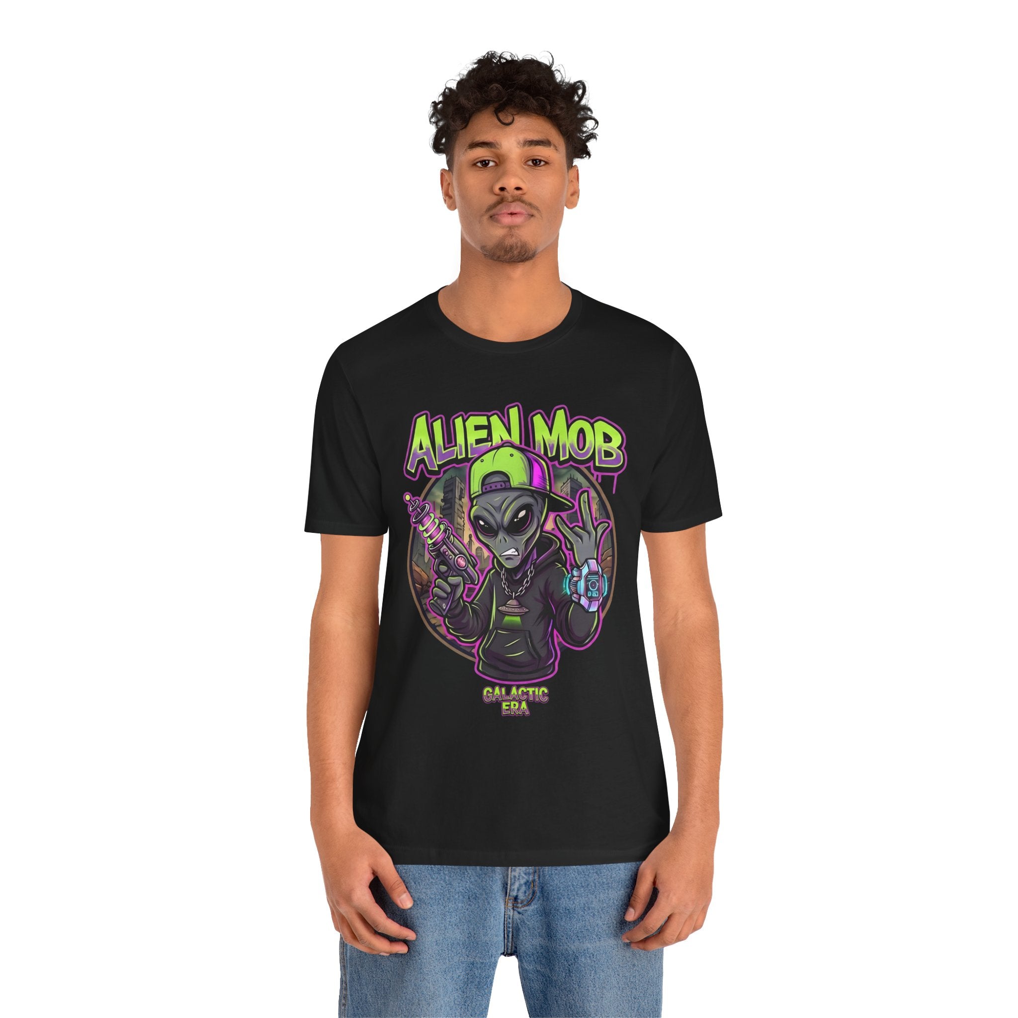 Alien Mob Galactic Era Graphic Alien Hip Hop T-Shirt