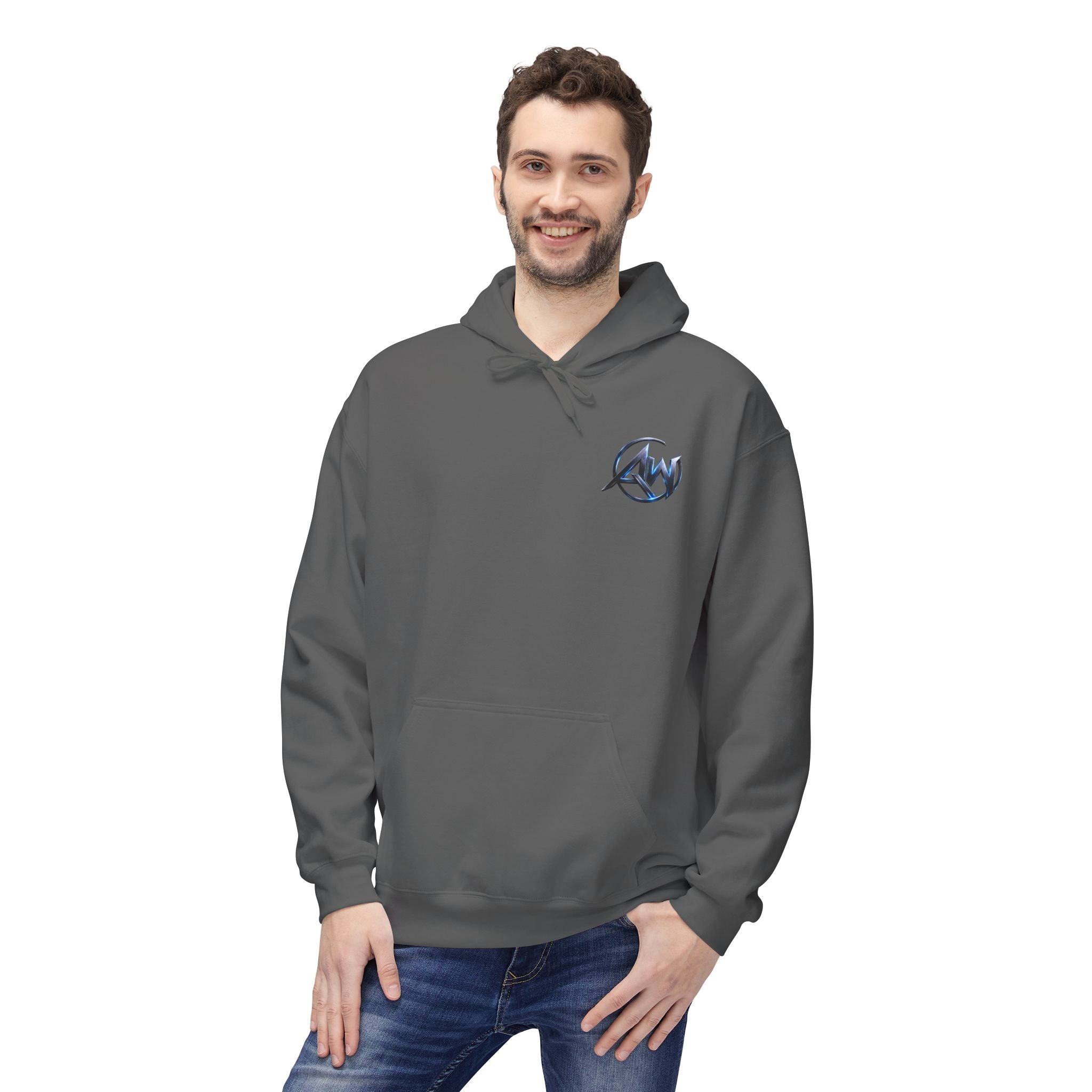 Gorilla 'Leave Your Mark'  Bold Graphic Cyber Crest AW Signature Emblem Fleece Pullover
