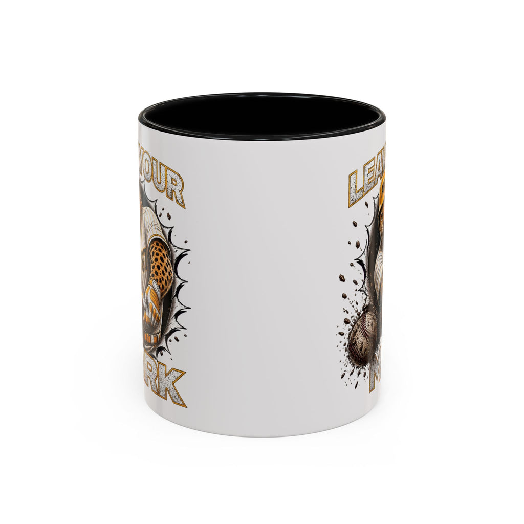Hyena Baseball Leave Your Mark Baseball Sports Ceramic Accent Coffee Mug