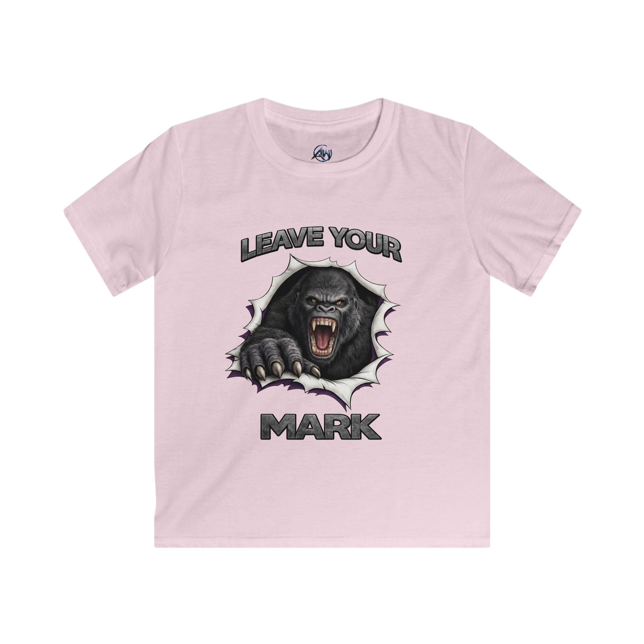 Kids Tee 'Leave Your Mark' Gorilla Graphic Shirt