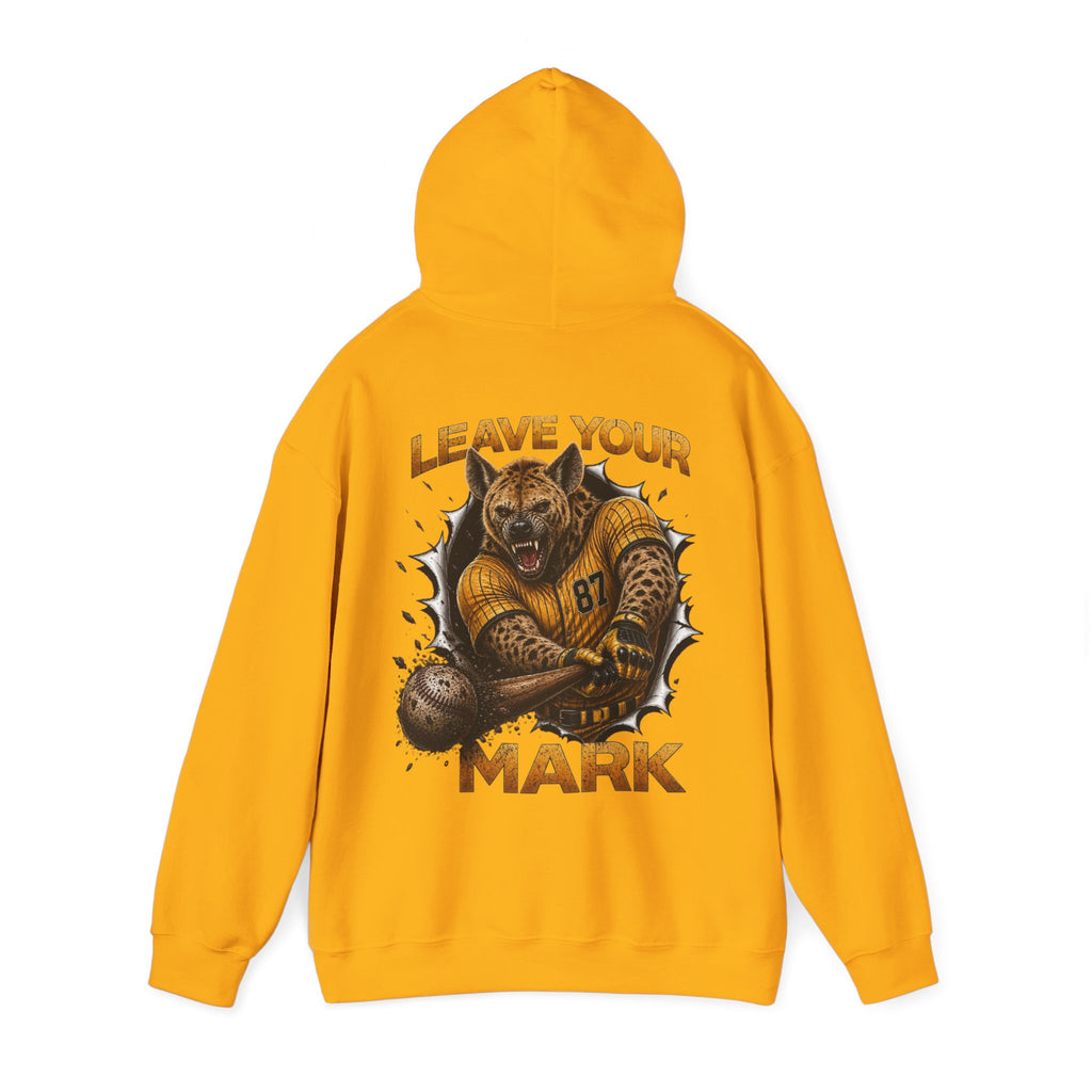 Hyena Graphic Baseball Hoodie "Leave Your Mark" 87 Series Limited Edition