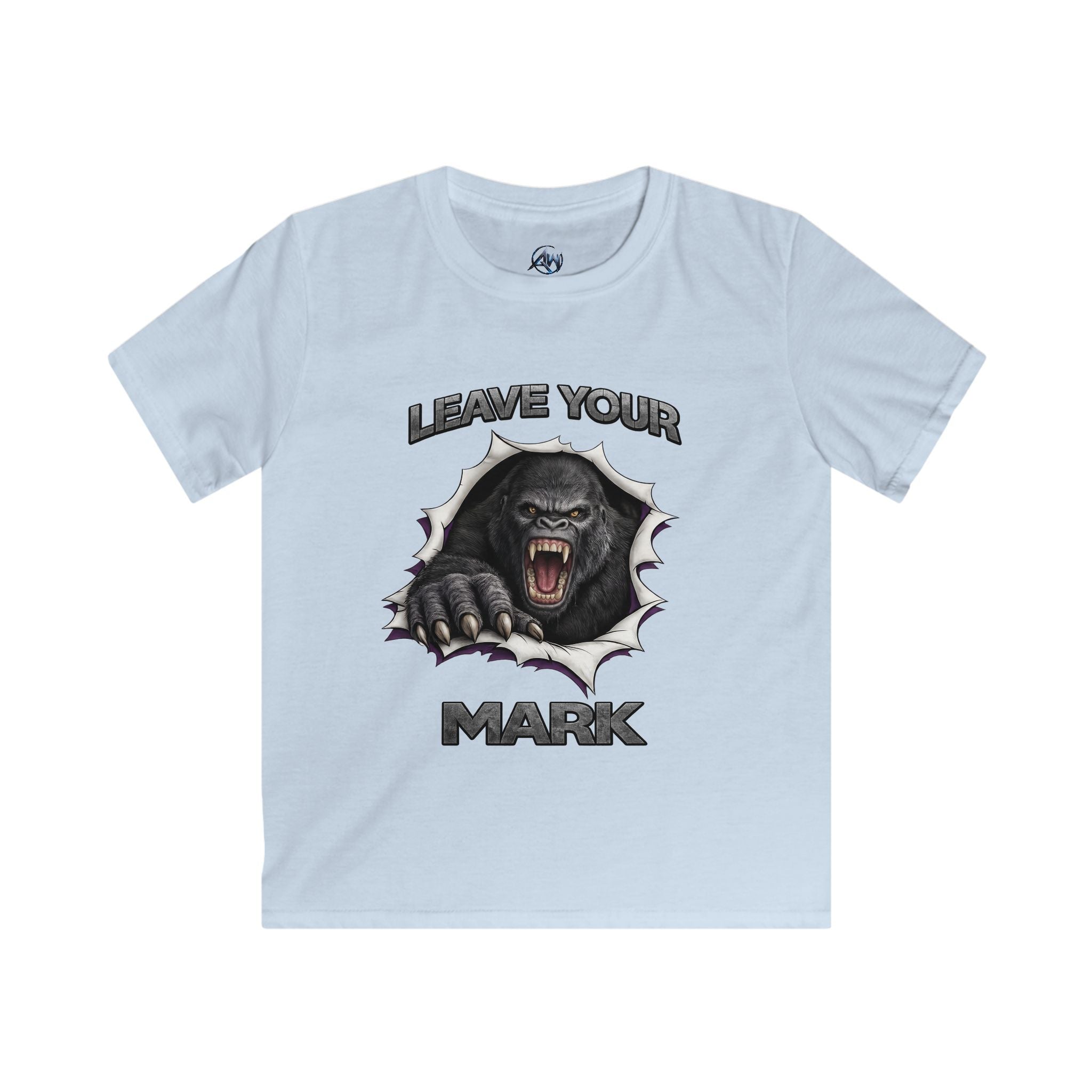 Kids Tee 'Leave Your Mark' Gorilla Graphic Shirt