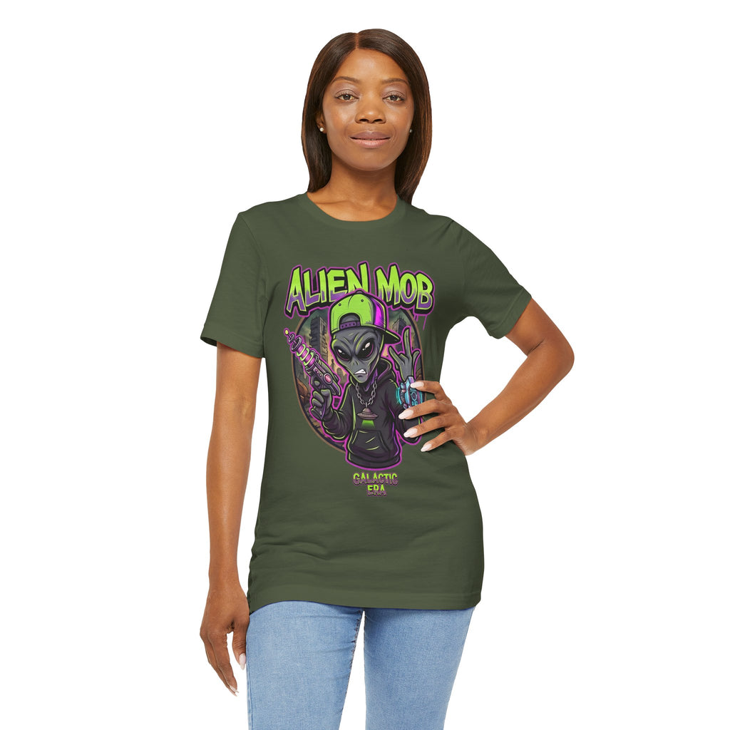 Alien Mob Galactic Era Graphic Alien Hip Hop T-Shirt