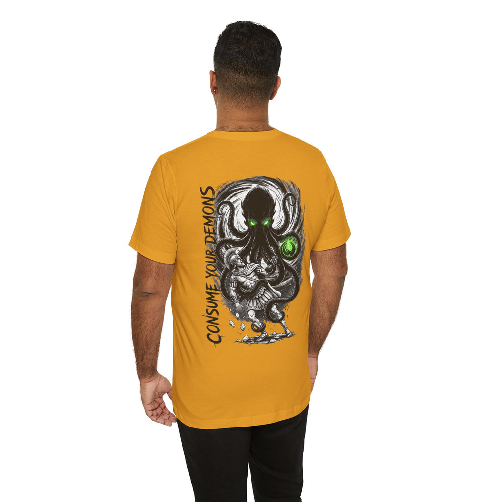 Kraken Octopus "Consume Your Demons" Graphic T-Shirt