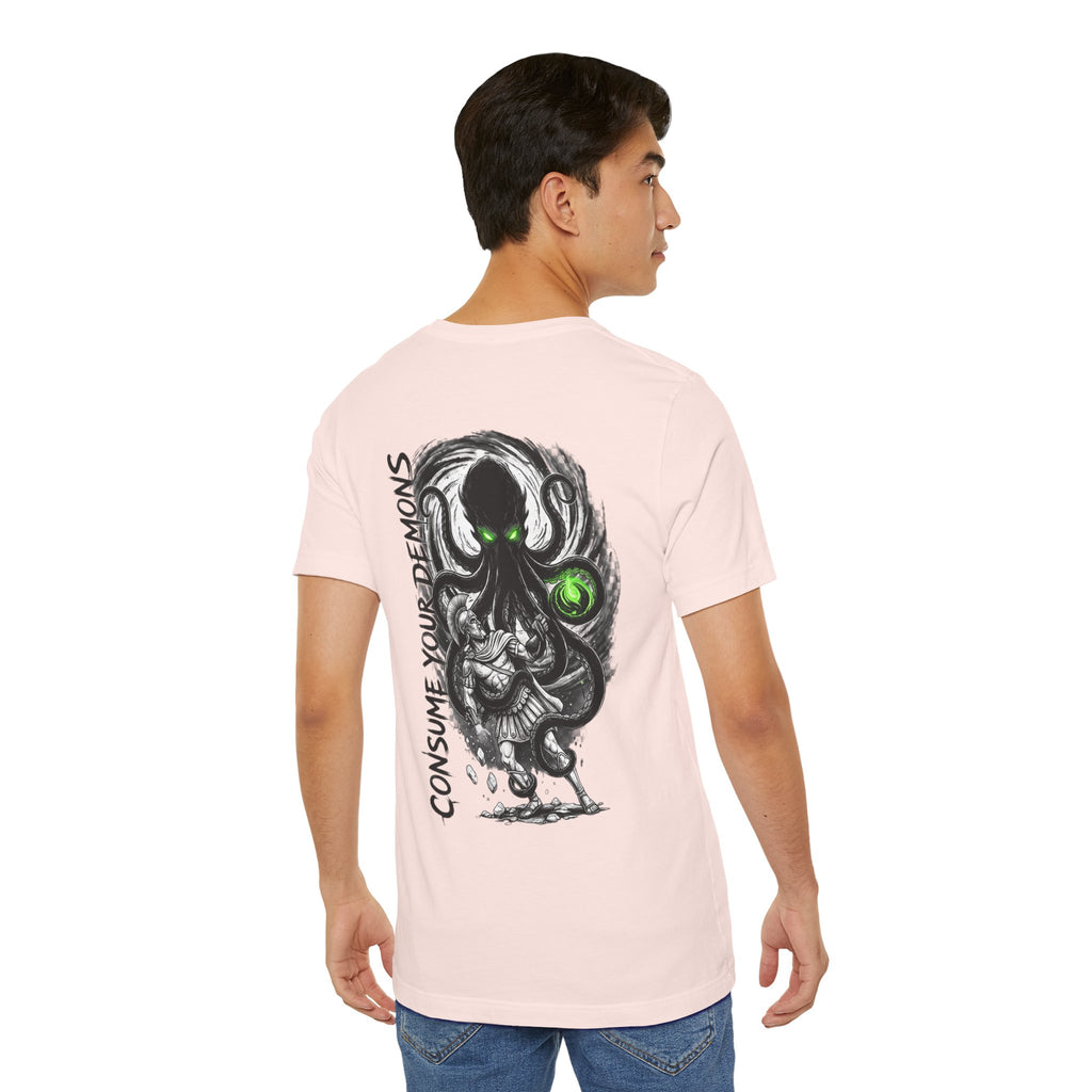 Kraken Octopus "Consume Your Demons" Graphic T-Shirt