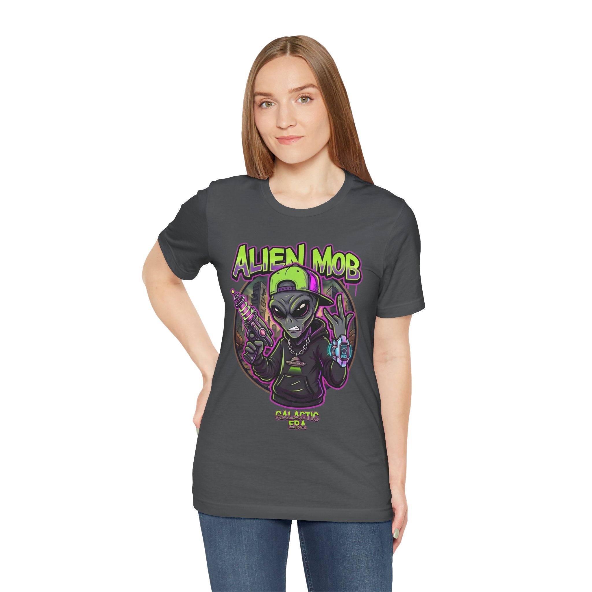 Alien Mob Galactic Era Graphic Alien Hip Hop T-Shirt