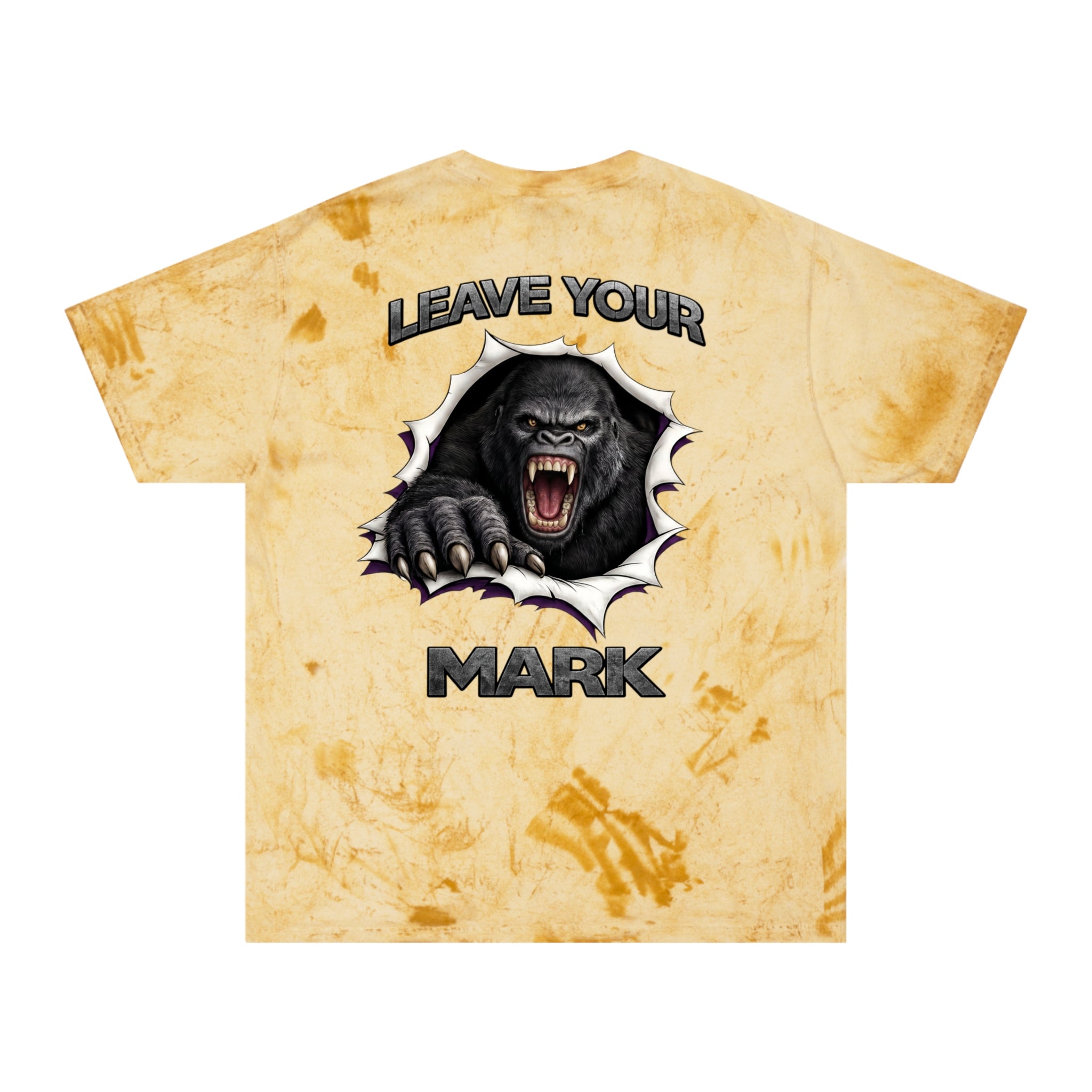 Gorilla "Leave Your Mark" Fierce Graphic Color Blast T-shirt