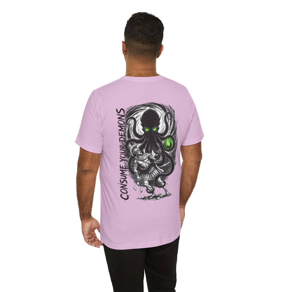 Kraken Octopus "Consume Your Demons" Graphic T-Shirt
