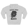Black Graphic Wolf Hoodie "Leave Your Mark" 87 Series Limited Edition