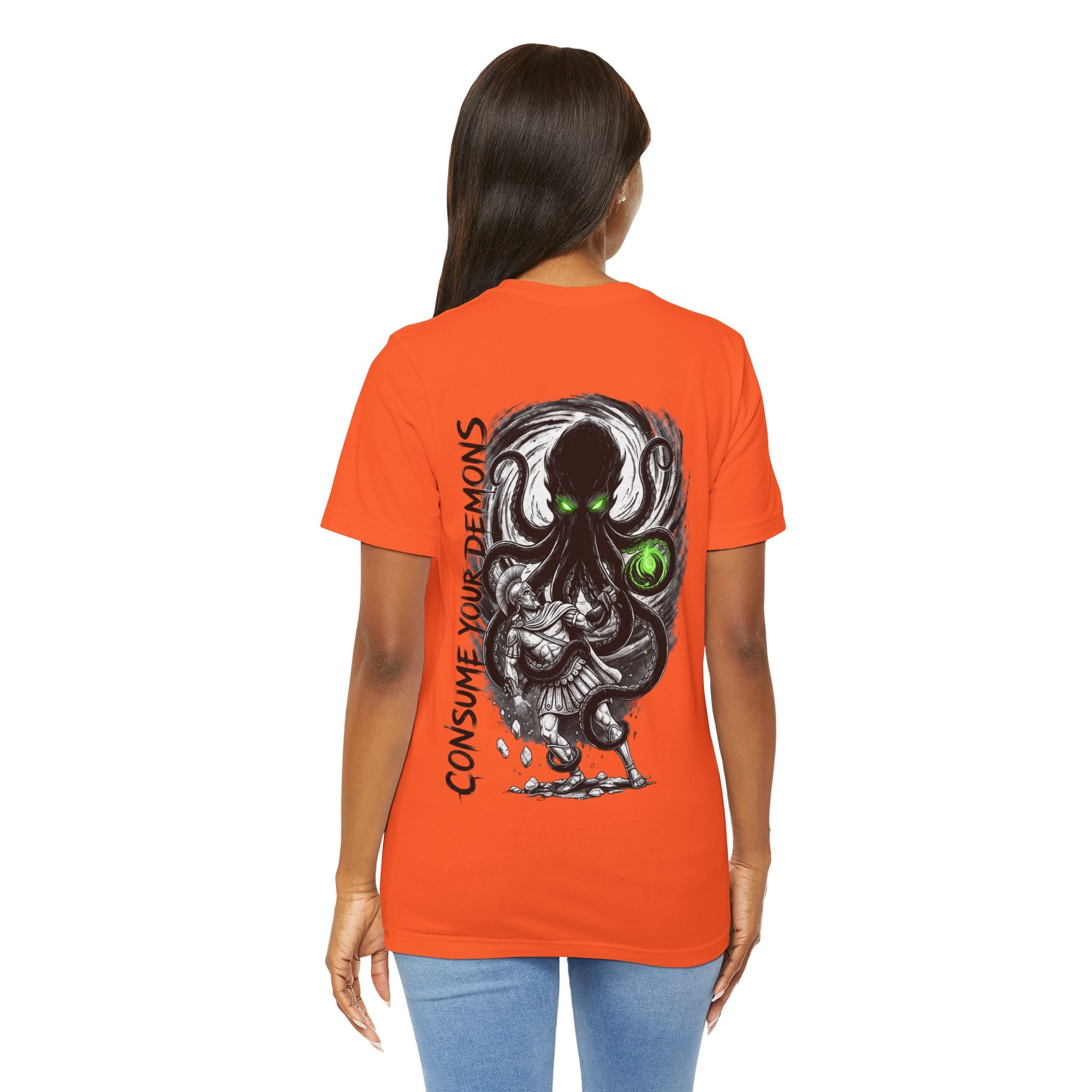 Kraken Octopus "Consume Your Demons" Graphic T-Shirt